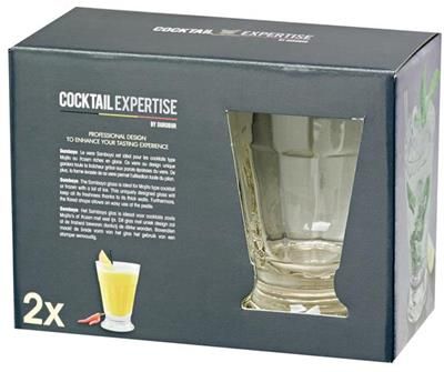 Durobor Cocktail Expertise - Sambaya Glass Tumbler 400ml - Set of 2