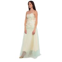 Snow White Scalloped Lace Sweetheart Evening Dress - Green | Buy Online in South Africa 