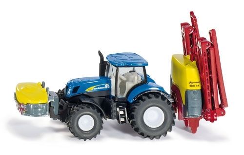 Siku 1/87 New Holland Tractor w/Kverneland Crop Sprayer