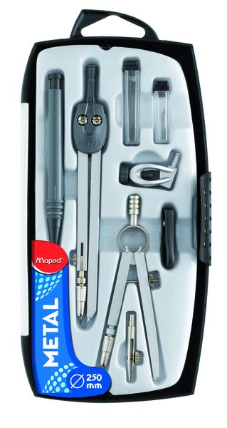 Maped Metal Start Compass Set - 8 Piece