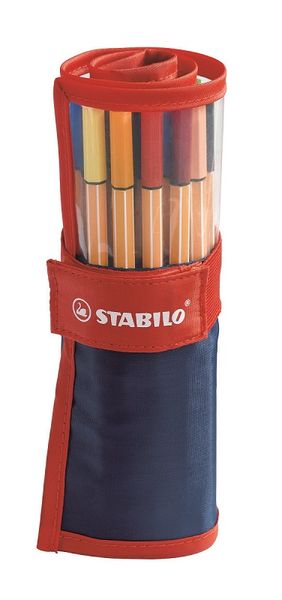 Stabilo Point 88 Fineliners - Denim Roller (Set of 25)
