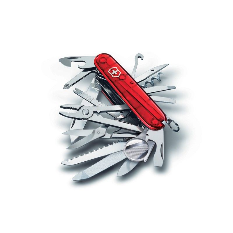 Victorinox SwissChamp Red Translucent 91mm V1.6795.T | Shop Today. Get ...