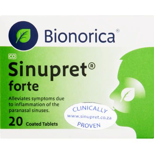 Sinupret Forte - 20 Tablets