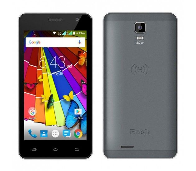 Hurricane Mobile Rush 4.5" Dual Sim Smartphone - Grey