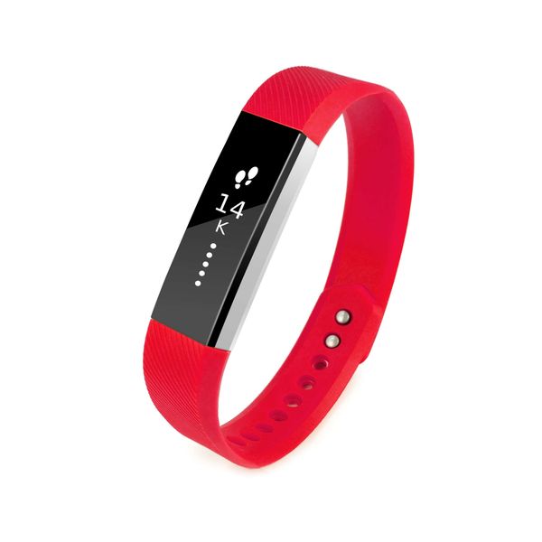 Tuff-luv Silicone Strap for the FitBit Alta Size Large - Red
