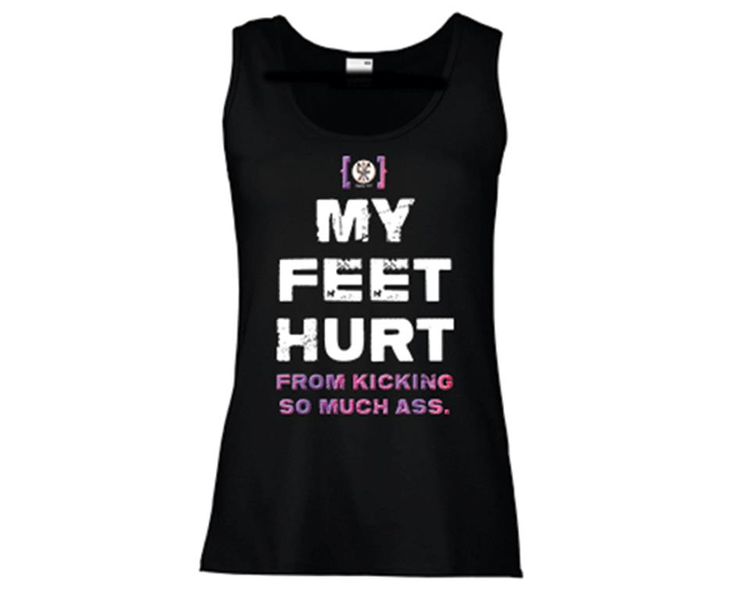 SweetFit My Feet Hurt Ladies Vest