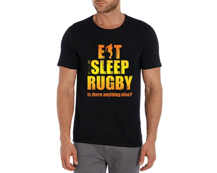 SweetFit Eat Sleep Rugby Men's T-Shirt