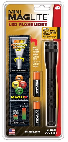 Maglite - Mini LED 2AA Blister - Black