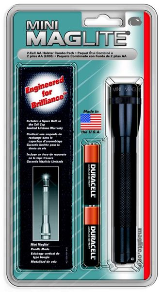 Maglite - AA Holster Combo Pack - Black