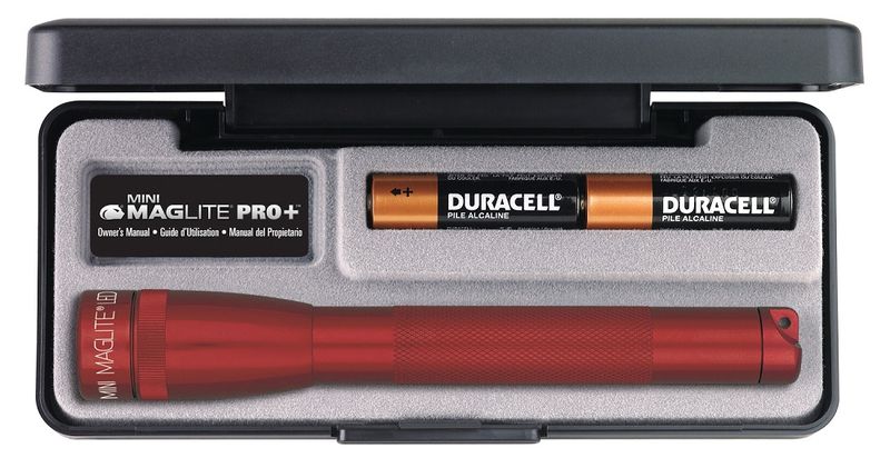 Maglite - Mini LED 2AA Pro+ 245 Lumen Pres - Red