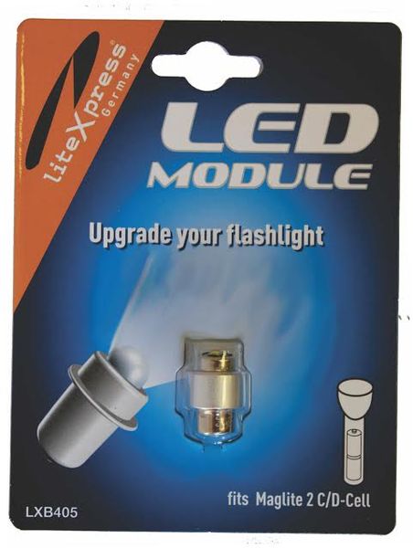 Maglite - 2 Cell DC LED Flashlights Cree Upgrade Module
