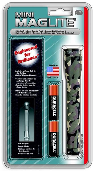 Maglite - AA Holster Combo Pack - Camo
