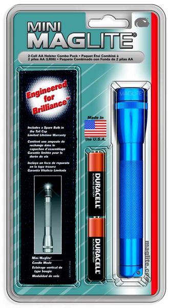 Maglite - AA Holster Combo Pack - Blue