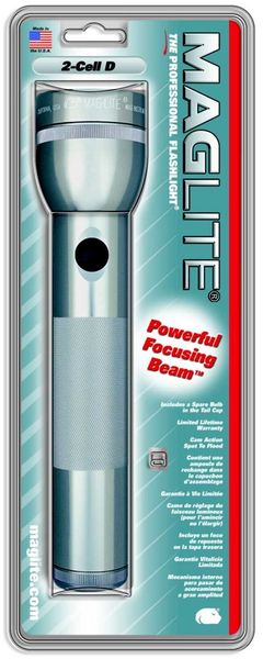 Maglite - 2D Cell Hang pack With Clamps - Pewter