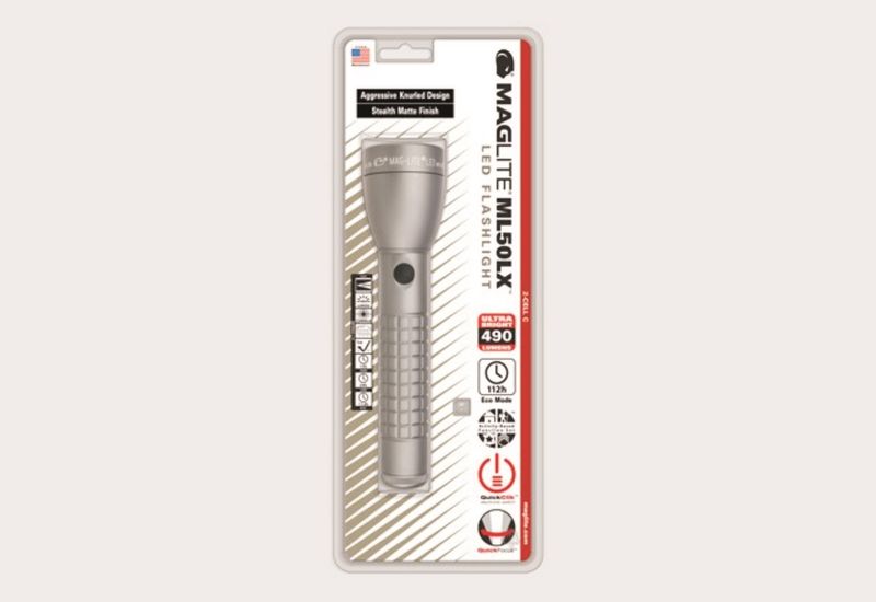 Maglite - ML50 2C LED Cell Blister Flashlight - Urban Grey