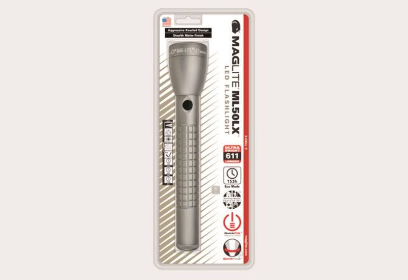 Maglite - ML50 3C LED Cell Blister Flashlight - Urban Grey