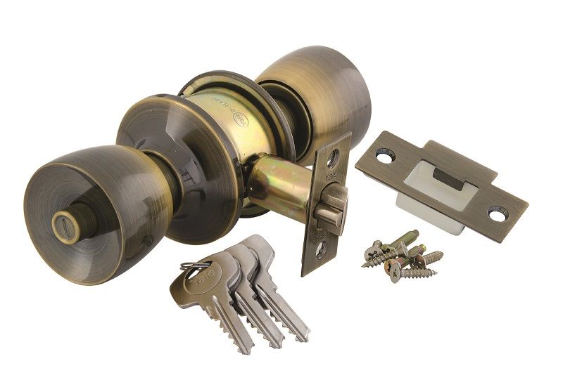 Yale Tulip Cylindrical Knobset - Matte Black