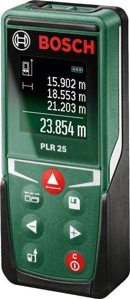 Bosch - PLR 25 Laser Measure - Green