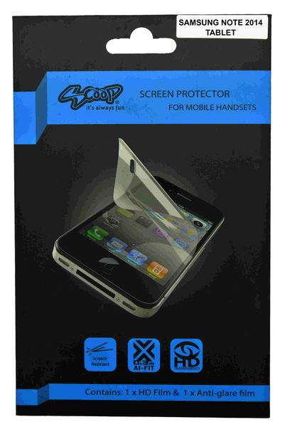 Scoop Screen Protector for Samsung Note 10.1" 2014 Edition Twin Pack