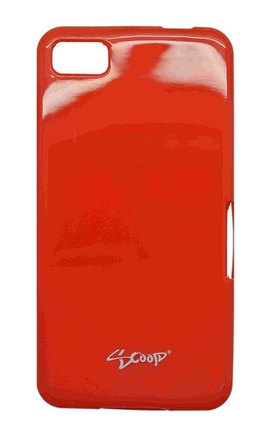 Scoop Progel Blackberry Z10 Case with Screen Protector - Red