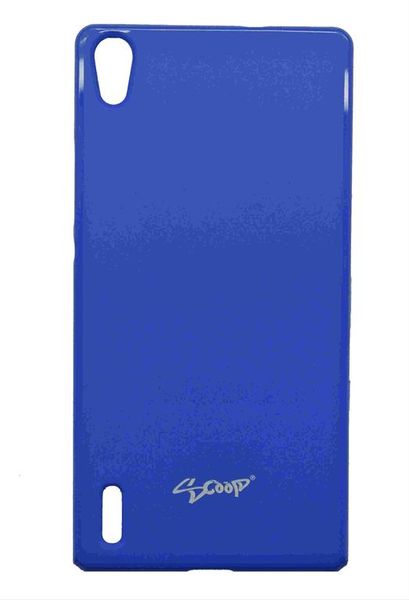 Scoop Progel Huawei Acsend P7 Case with Screen Protector - Blue
