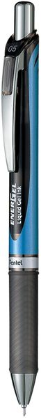 Pentel Energel 0.5mm Liquid Gel Retractable Roller Ball Pen - Black