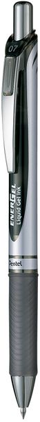 Pentel Energel 0.7mm Liquid Gel Retractable Roller Ball Pen - Black