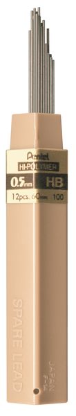 Pentel HI-Polymer 0.5mm Lead - HB