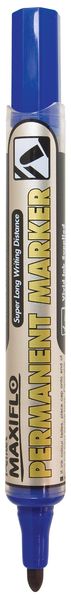 Pentel Maxiflo Bullet Tip Permanent Marker - Blue
