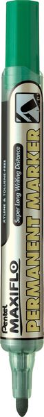 Pentel Maxiflo Bullet Tip Permanent Marker - Green
