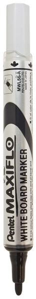 Pentel Maxiflo 4.0mm Bullet Tip Whiteboard Marker - Black