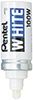 Pentel 100W Broad Bullet Tip White Marker