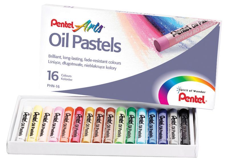 Pentel 16 Oil Pastels Set