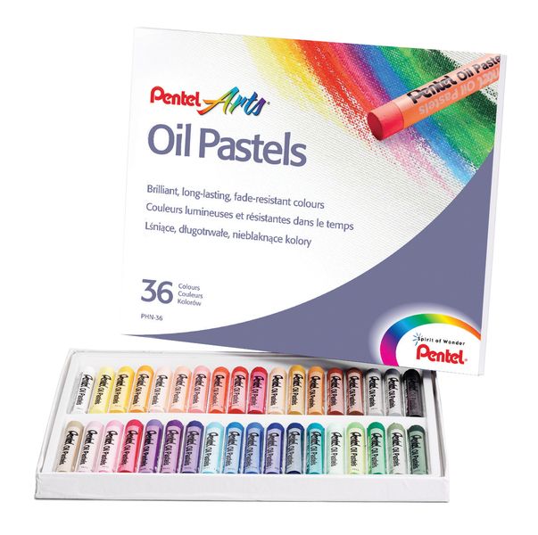 Pentel 36 Oil Pastels Set