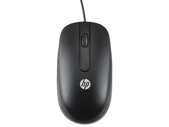 HP USB Optical Scroll Mouse - Black