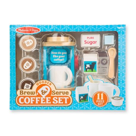 melissa and doug wooden tea set