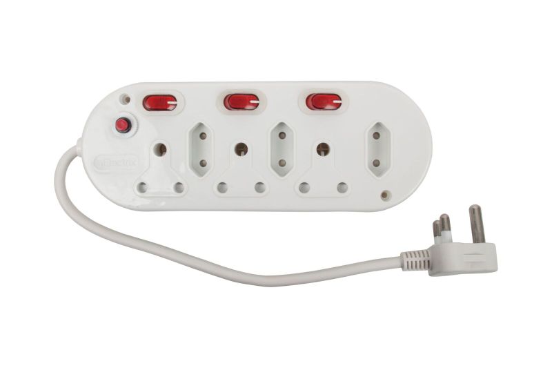 Nexus - Multi Plug - 3 x 16A- 3 x 5A Switch