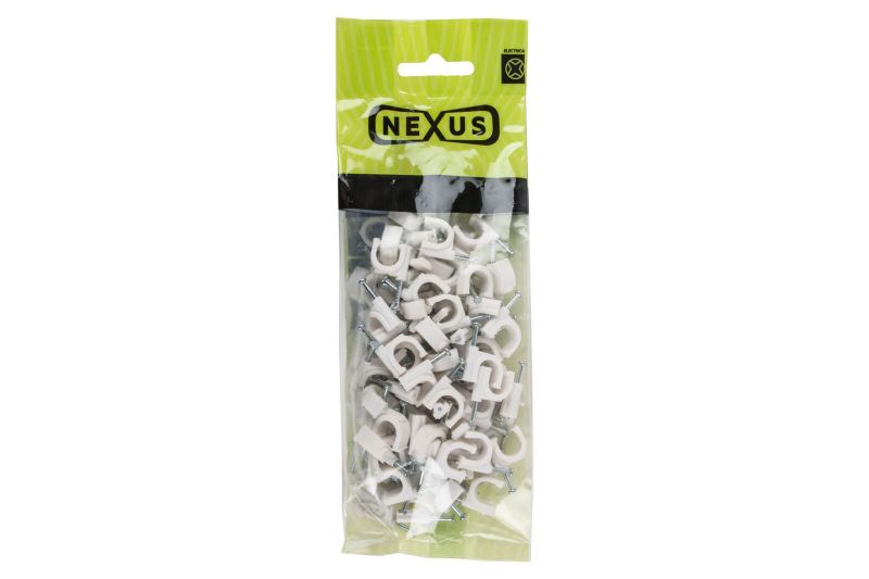 Nexus - Saddle Cable Round 8mm - 100 Piece