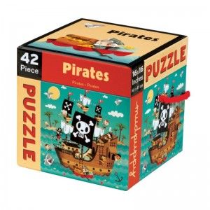 Mudpuppy Cube Puzzle 42 Piece Pirates