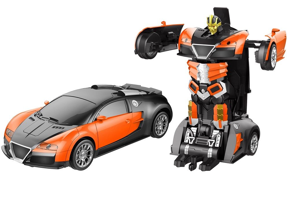 Funny Box Remote Control Turbo Autobot Transforming Car Orange Buy