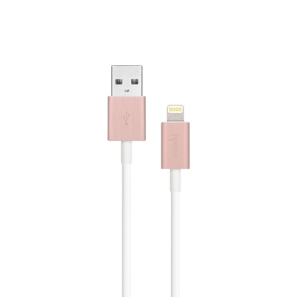 Moshi USB Cable Lightning Connector - Gold Rose