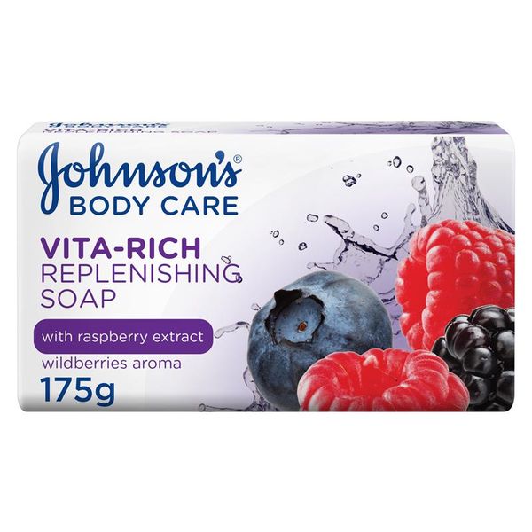 JOHNSON'S, Body Soap, Vita-Rich, Replenishing, 175g