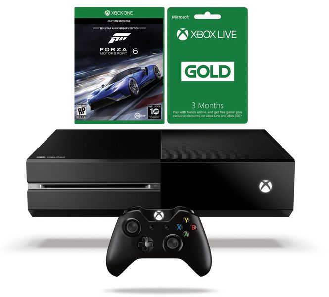 Xbox One 500GB Console + Forza 6 + 3Months LIVE (Xbox One)