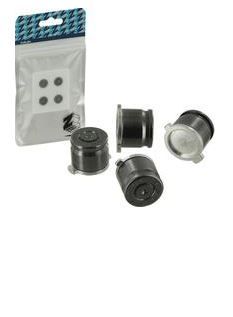 Zedlabz - Alloy Metal Bullet Buttons X4 - Gun Grey Metal (PS4)