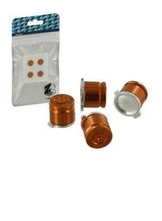 Zedlabz - Alloy Metal Bullet Buttons X4 - Gold (PS4)
