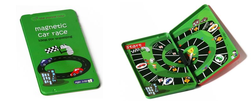 The Purple Cow Magnetic Car Race