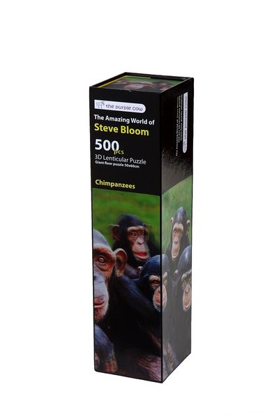 The Purple Cow Chimpanzees 3D Puzzle