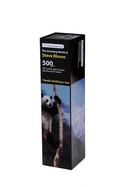 The Purple Cow Panda Climbing A Tree 3D Puzzle