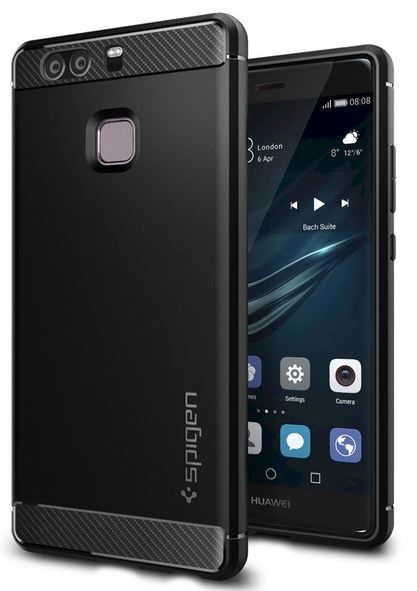 SPIGEN Rugged Armor Case for Huawei P9 - Black