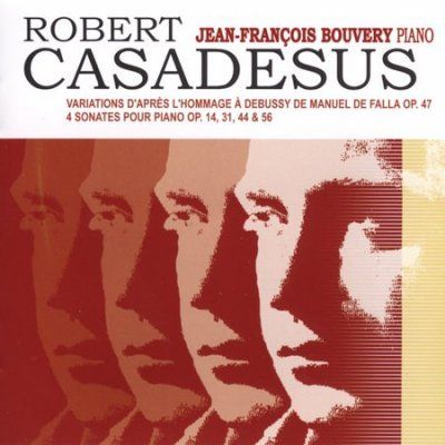 Quatuor Manfred - Casadesus: 4 Piano Sonatas Variations (CD)